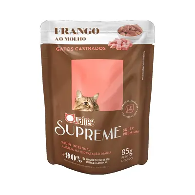 Ração Úmida Quatree para Gatos Supreme Adulto Sabor Frango 85g