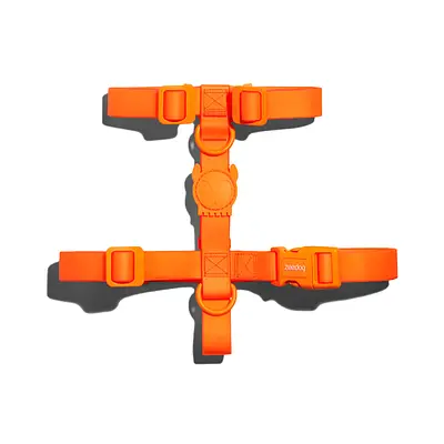 Peitoral H Zee.Dog Neopro Tangerine Laranja para Cães