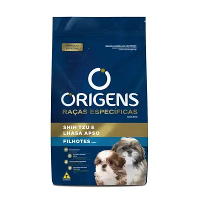 Ração Origens Shihtzu ou Lhasa para Cães Filhotes 10,1kg