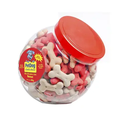 Biscoito PetDog Pote Bacon 800g
