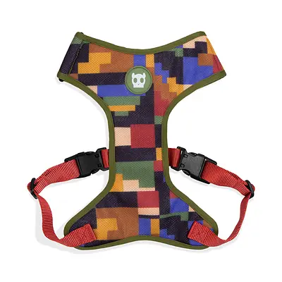 Peitoral Air Mesh Zee.Dog Ajustável Pixel para Cães