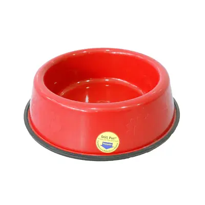 Comedouro e Bebedouro Pesado Cães Vermelho Tudo Pet 750ml