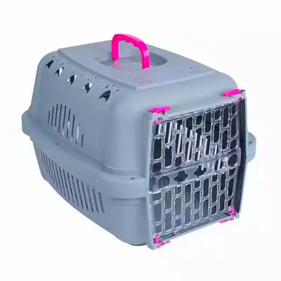 Caixa De Transporte Durapets Falcon Neon Elegance Rosa Nº2