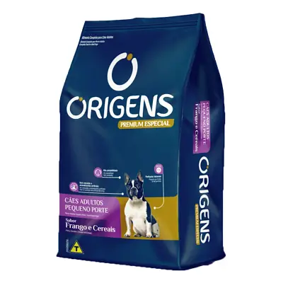 Ração Origens Cães Adultos Frango e Cereais Racas Pequenas 3kg