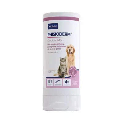 Condicionador Phisioderm Cães E Gatos Virbac 250ml