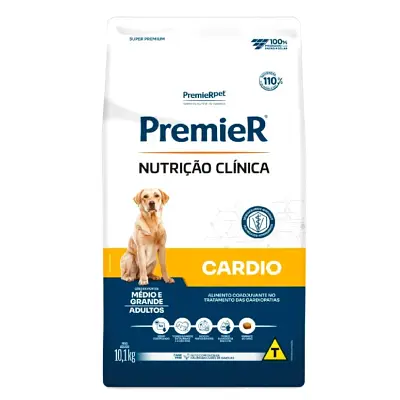 Ração Premier Nutrição Clínica Cães Cardio Médio e Grande 10,1kg