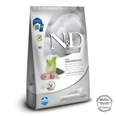 Ração ND White Para Cães adultos Mini 1,5kg