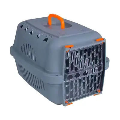 Caixa de Transporte Durapets Falcon Neon Jaoy Laranja Nº1