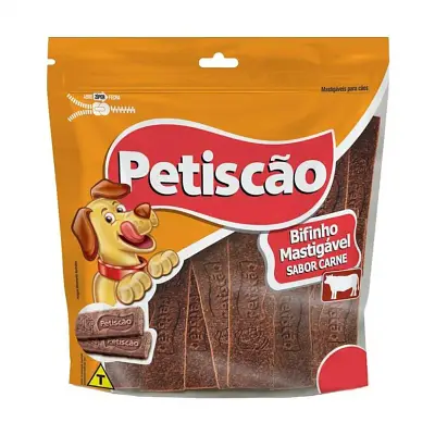 Bifinho Cães Petiscão Tablete Mastigável de Carne 250g