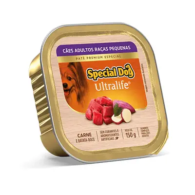 Ração Special Dog Patê Cães Adultos Raças Pequenas Carne 150g