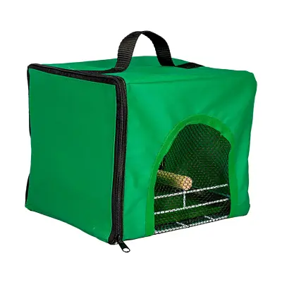 Bolsa Transporte Calopsita Verde Jel Plast