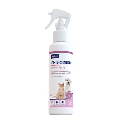 Spray Hidratante Phisioderm Cães E Gatos Virbac 250ml