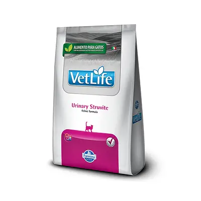 Ração Vet Life Natural Urinary Struvite para Gatos Adultos - Struvite