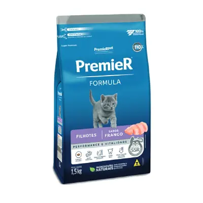 PremieR Formula Gatos Filhotes Sabor Frango 1,5kg