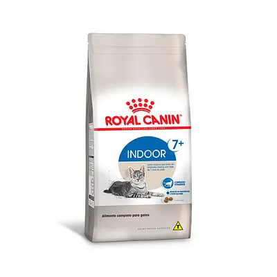 Ração Royal Canin Indoor 7 + para Gatos Adultos Acima de 7 Anos - 1 Unidade