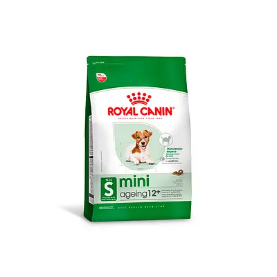 Ração Seca Royal Canin Mini Ageing 12+ para Cães Idosos de Porte Pequeno com 12 Anos ou mais