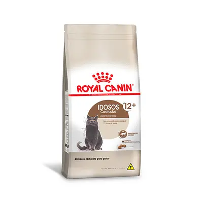 Ração Royal Canin Sterilised 12+ para Gatos Adultos Castrados Acima de 12 Anos - 400g
