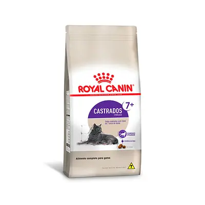Ração Royal Canin Sterilised 7+ para Gatos Adultos Castrados Acima de 7 Anos - 400g