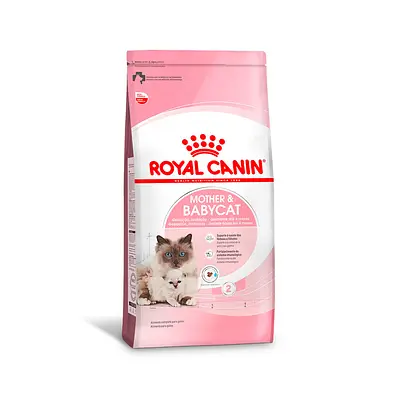 Ração Royal Canin Mother & Babycat para Gatas Gestantes e Lactantes e Gatos Filhotes de 1 a 4 Meses de Idade - 1,5kg