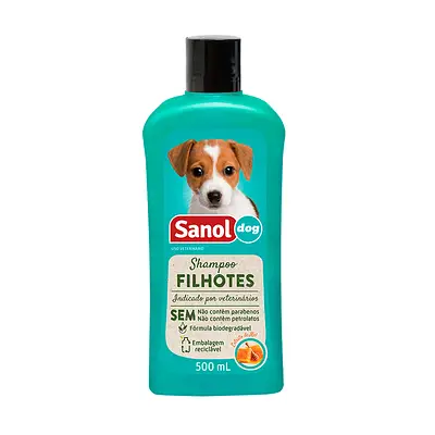 Shampoo Sanol Dog para Cães Filhotes
