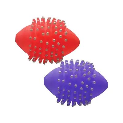 Brinquedo LCM Cães Bola Futebol Americano Cravo Cores Sortidas