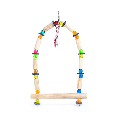 Brinquedo Passaritos Toys Balanço Arco Para Pássaros