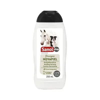 Shampoo Sanol Novapiel para Cães e Gatos