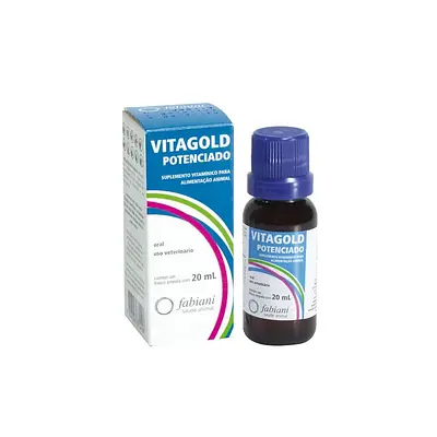 Vitagold Fabiani para Pássaros e Roedores 20ml
