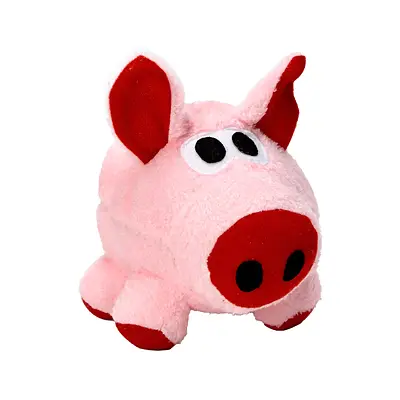 Brinquedo Chalesco Pelúcia Porquinho Rosa para Cães