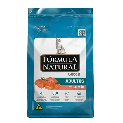 Ração Fórmula Natural Super Premium Gatos Adultos Salmão 7kg