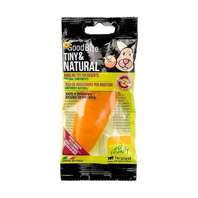 Brinquedo Ferplast Goodbite Tiny & Natural Para Roedores Cenoura