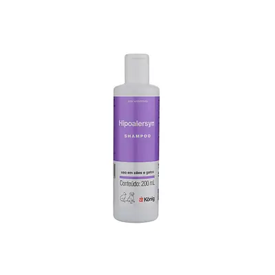 Shampoo Konig Hipoalersyn para Cães e Gatos 200ml