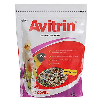 Alimento Avitrim Coveli para Agapornis e Calopsitas - 500g