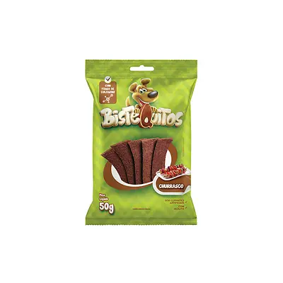 Snack Petitos Para Cães Bistequitos Sabor Churrasco - 50g