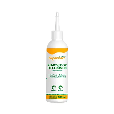 Removedor de Cerúmem Organnact para Cães e Gatos - 100 ml