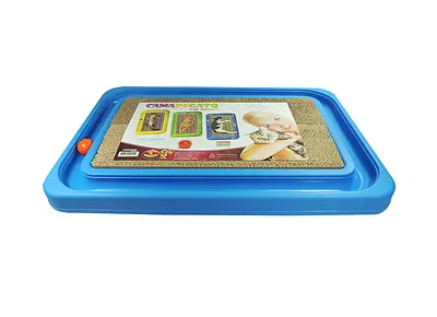 Brinquedo Arranhador Furacão Pet Cat Relax Azul para Gatos
