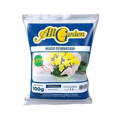 Substrato All Garden Musgo Desidratado - 100g