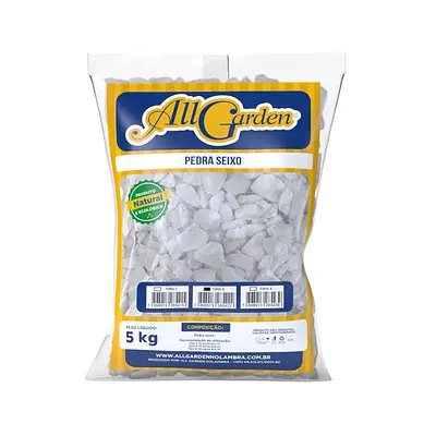 Pedras para Decoração All Garden Seixos - 5kg
