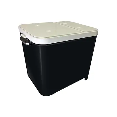 Porta Ração Furacão Pet para Cães Preto 15kg