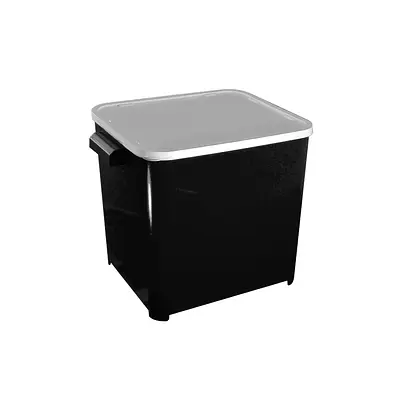 Porta Ração Furacão Pet para Cães e Gatos Preto 6kg