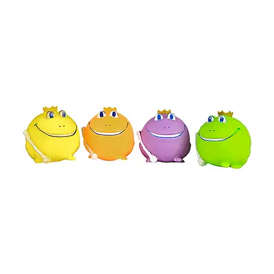 Brinquedo Líder Pet Sapo Rei para Cães - Cores Sortidas