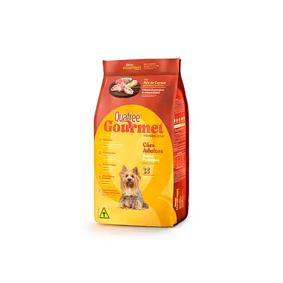 Ração Quatree Gourmet para Cães Adultos de Porte Pequeno