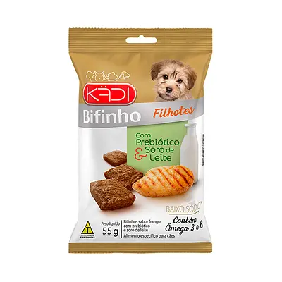 Snack Kadi para Cães Filhotes sabor Frango 55g
