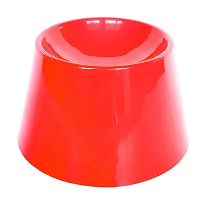 Comedouro Alto Pet Games Cat Eat Vermelho para Gatos