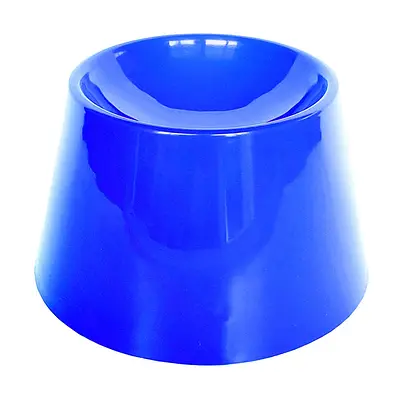 Comedouro Alto Pet Games Cat Eat Azul para Gatos