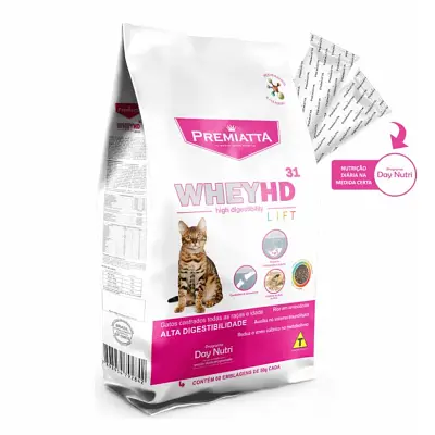 Ração Premiatta Gatos Wheyhd Lift Castrado 3kg