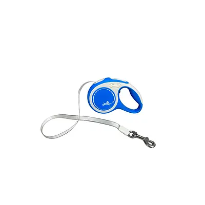 Guia Fita New Comfort Flexi para Cães Azul