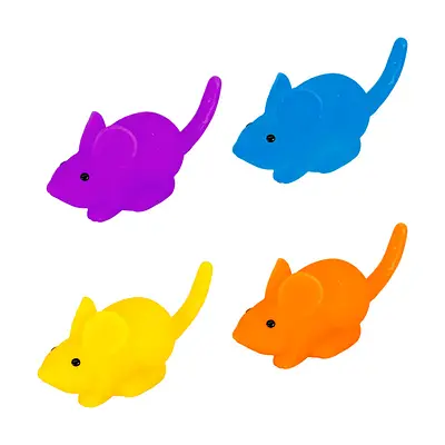 Brinquedo LCM Cat Ratinho para Gatos - Cores Sortidas