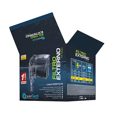 Filtro Externo Ocean Tech HF-0600 650LH para Aquários - 110 v
