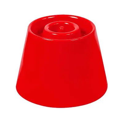 Comedouro Alto e Lento Pet Games Dog Eat Vermelho para Cães